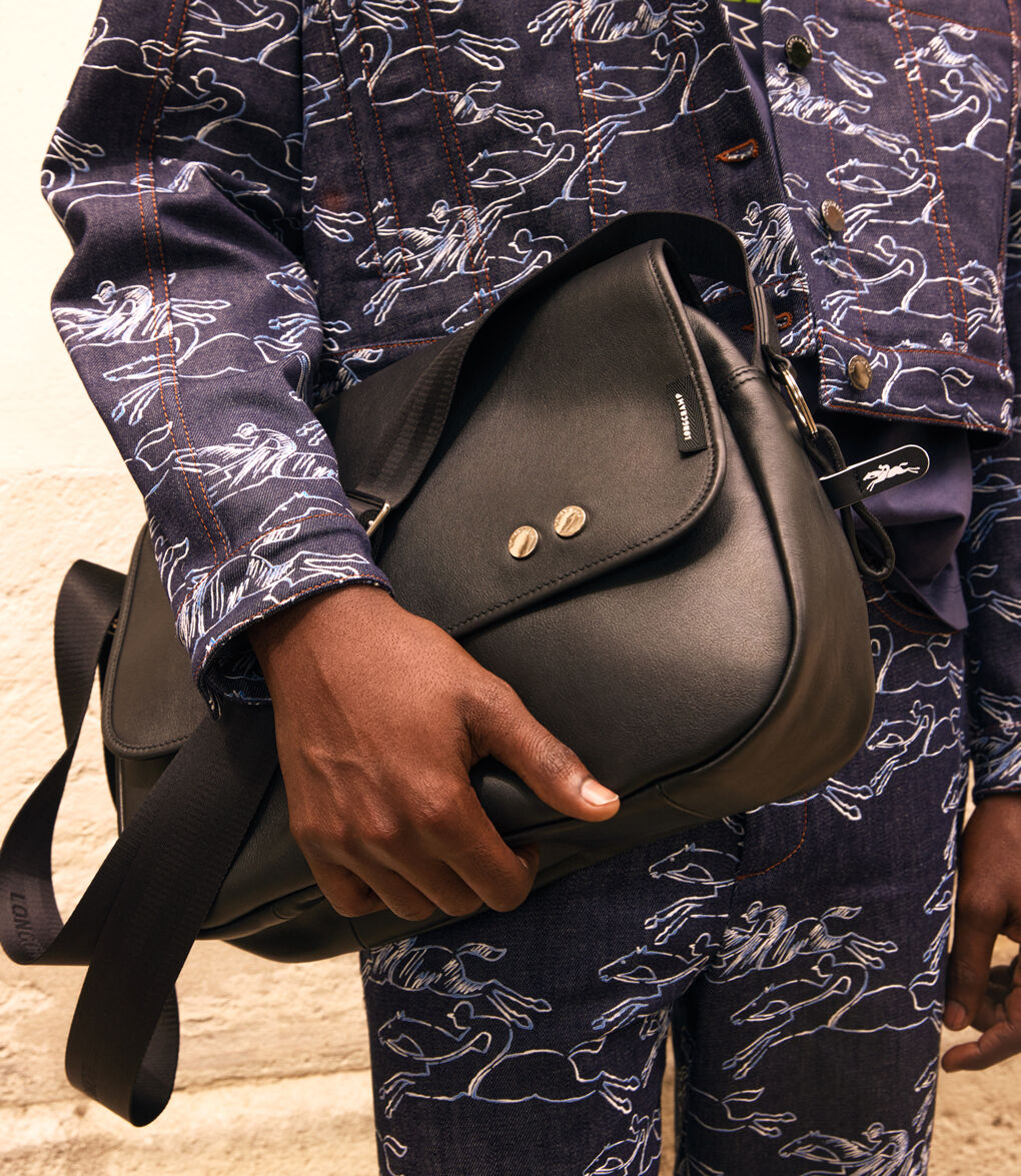 Road to paris shop canvas and leather bag