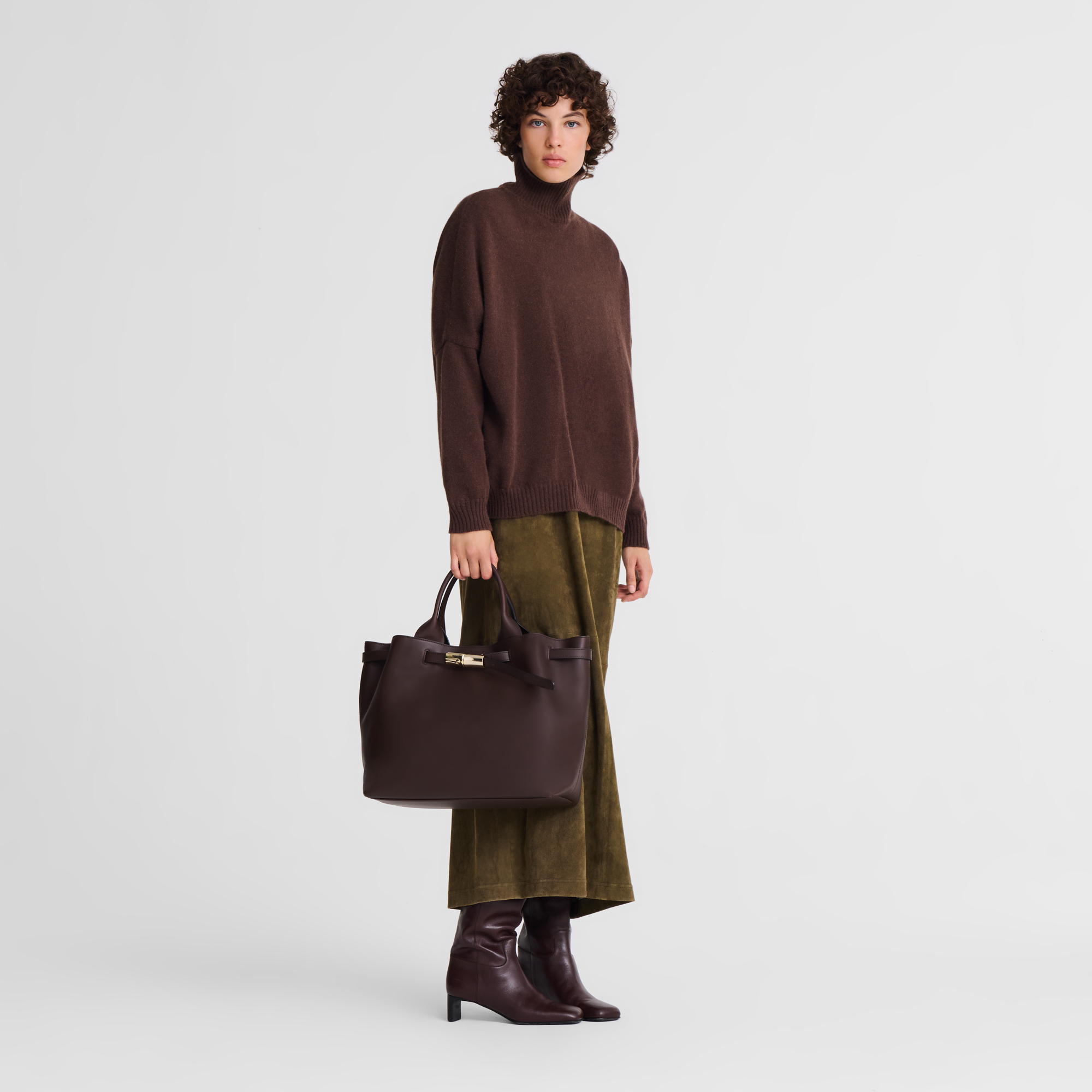 Le Smart Handbag L, Mocha
