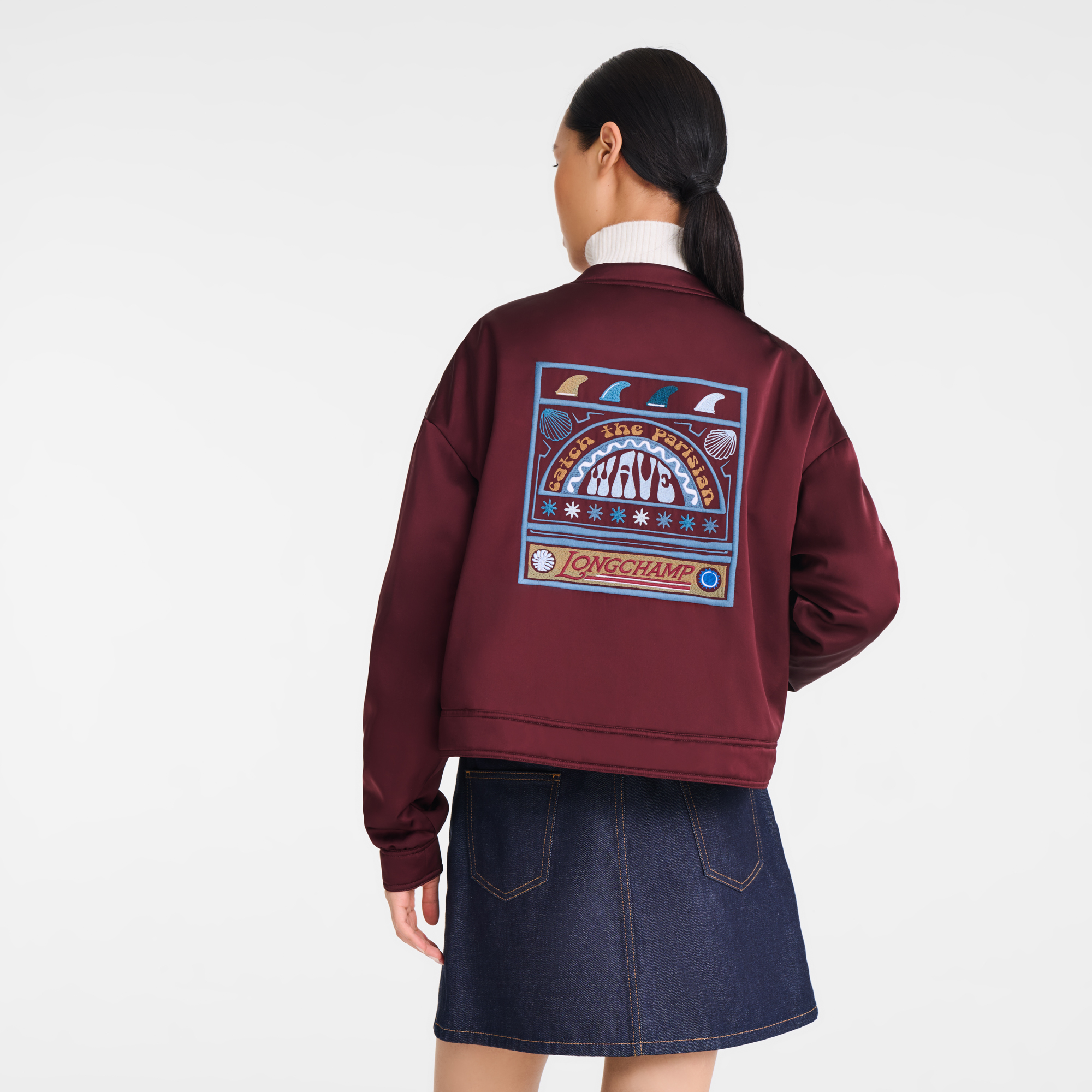 null Jacket, Burgundy