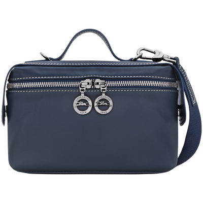 Le Pliage Xtra XS Toolkit bag , Navy - Leather