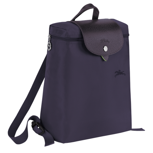 Le Pliage Green M Backpack , Bilberry - Recycled canvas - View 3 of  5