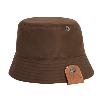 Reversible bucket hat , Mocha/Navy - Techno taffeta