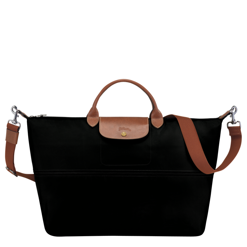 Le Pliage Original Extensible travel bag , Black - Recycled canvas  - View 6 of  7