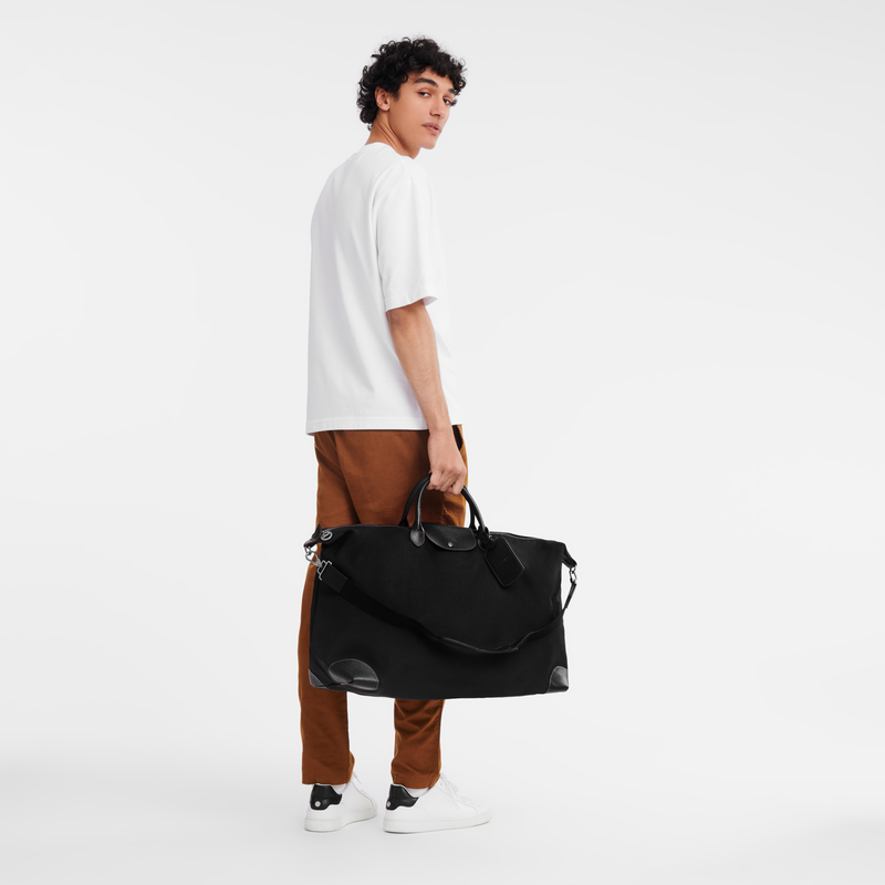 Boxford XL Travel bag , Black - Recycled canvas  - View 2 of  6