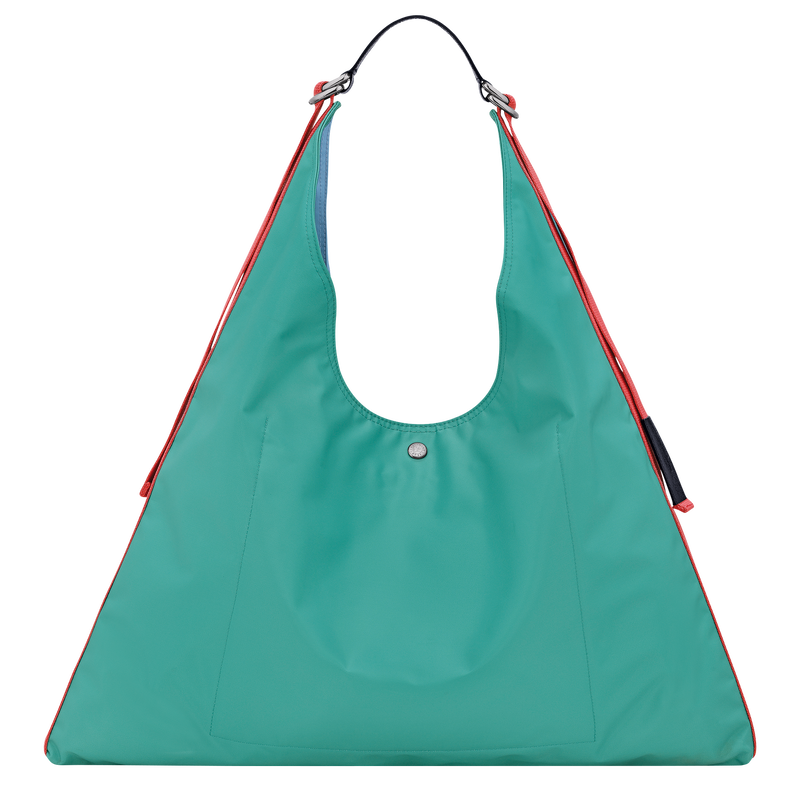 Re-Play XL Shoulder bag , Thunderstorm/Turquoise - Canvas  - View 4 of  5