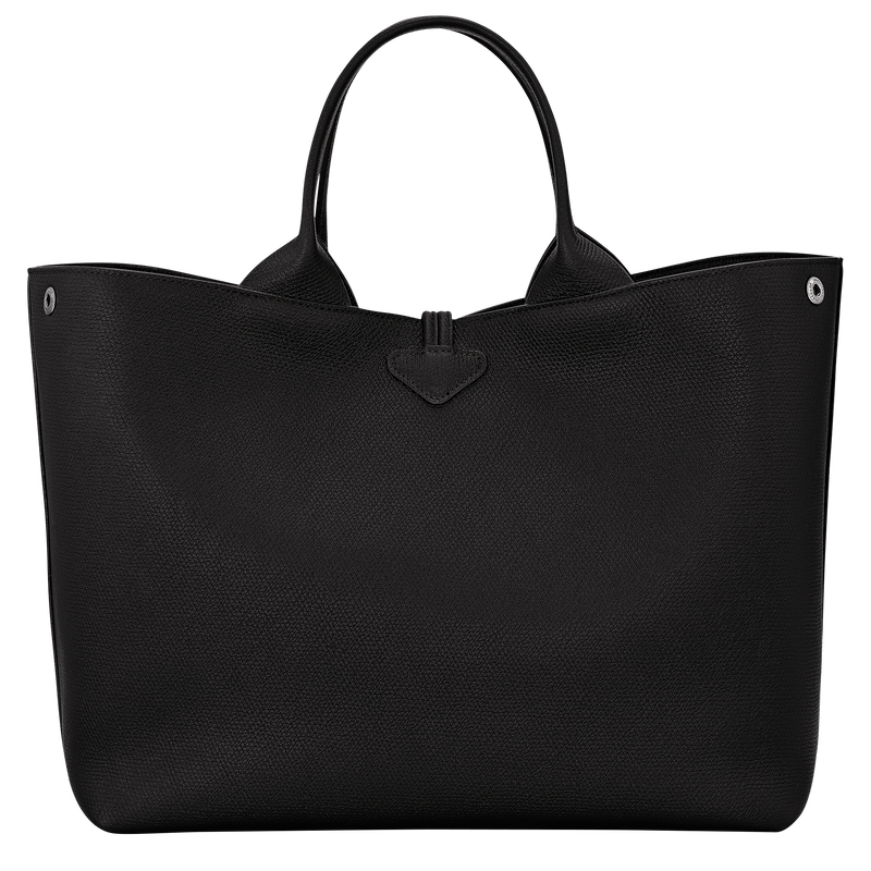 Le Roseau L Handbag , Black - Leather  - View 4 of  6