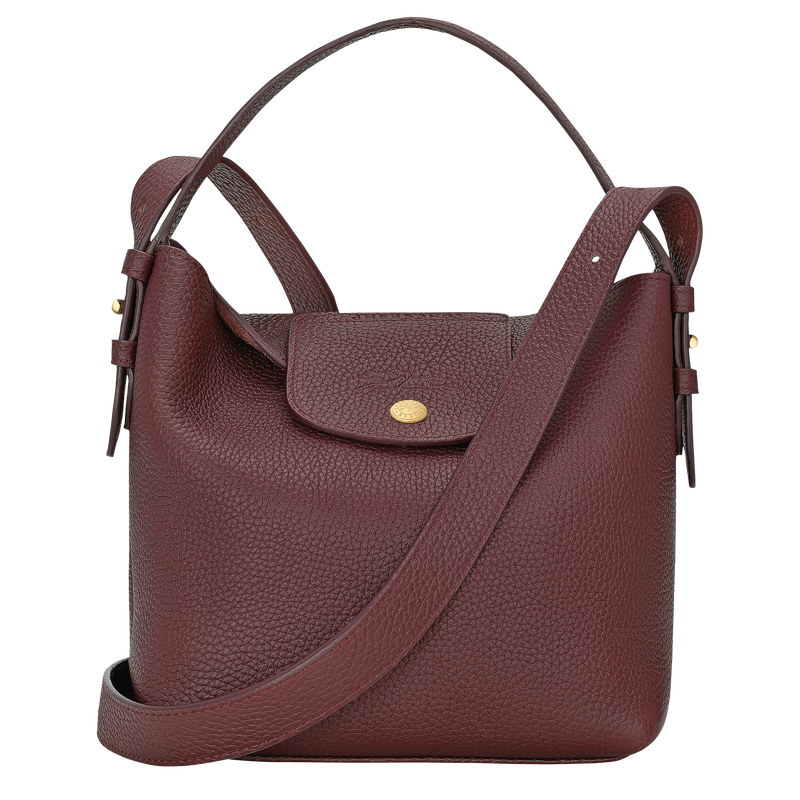 Le Cadence S Bucket bag , Burgundy - Leather  - View 1 of  5