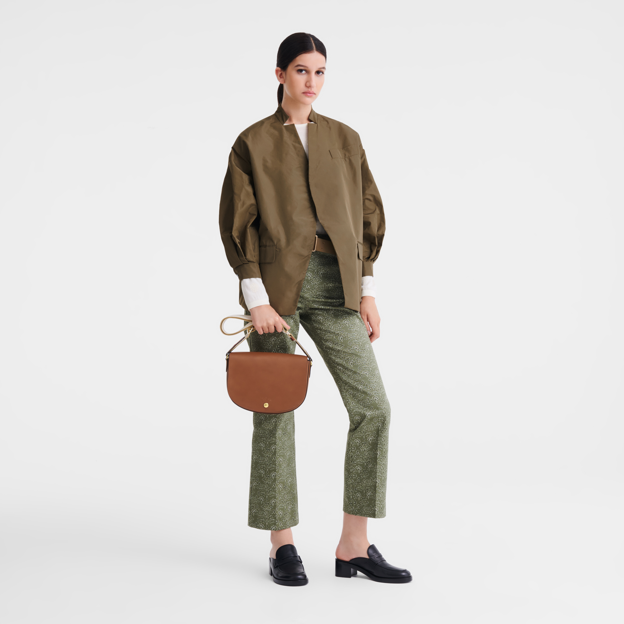 &Eacute;pure Crossbody bag M, Cognac