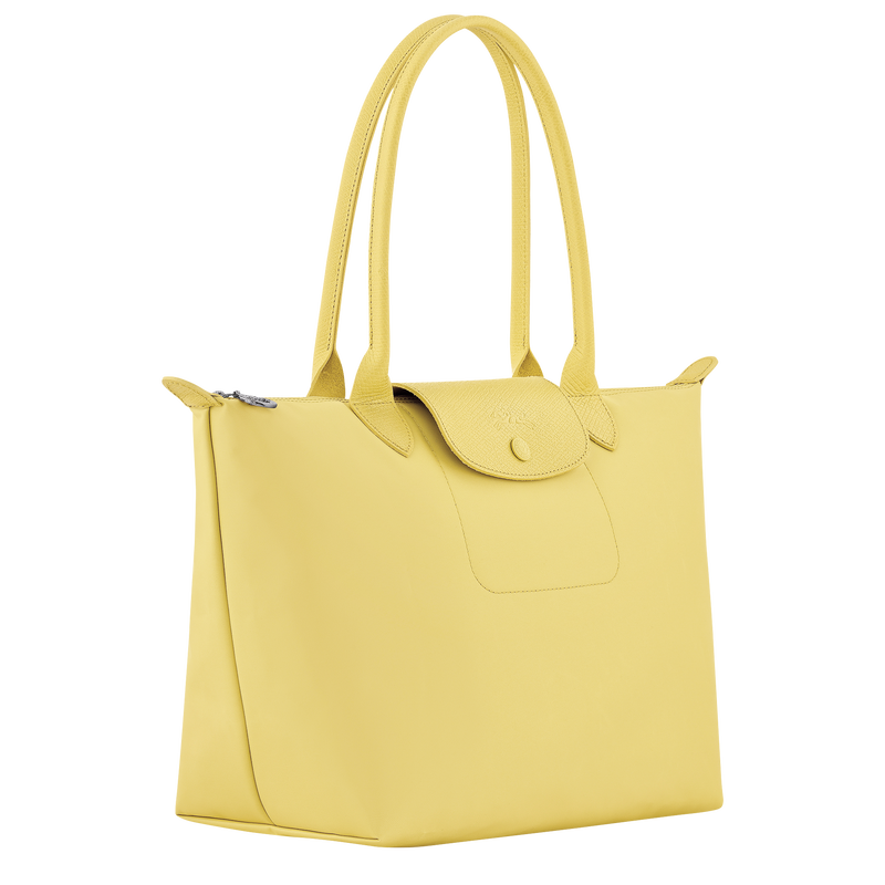 Le Pliage One M Tote bag , Lime - Recycled canvas  - View 3 of  8