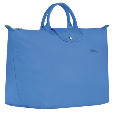 Le Pliage Green Travel bag L, Cornflower