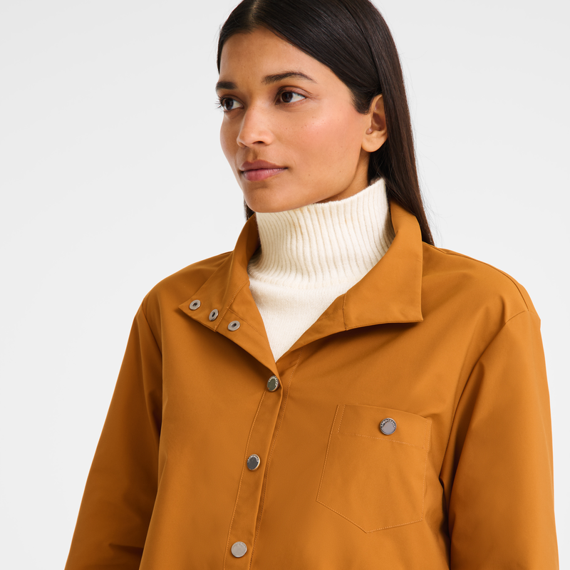 Top , Caramel - Technical poplin  - View 4 of  5