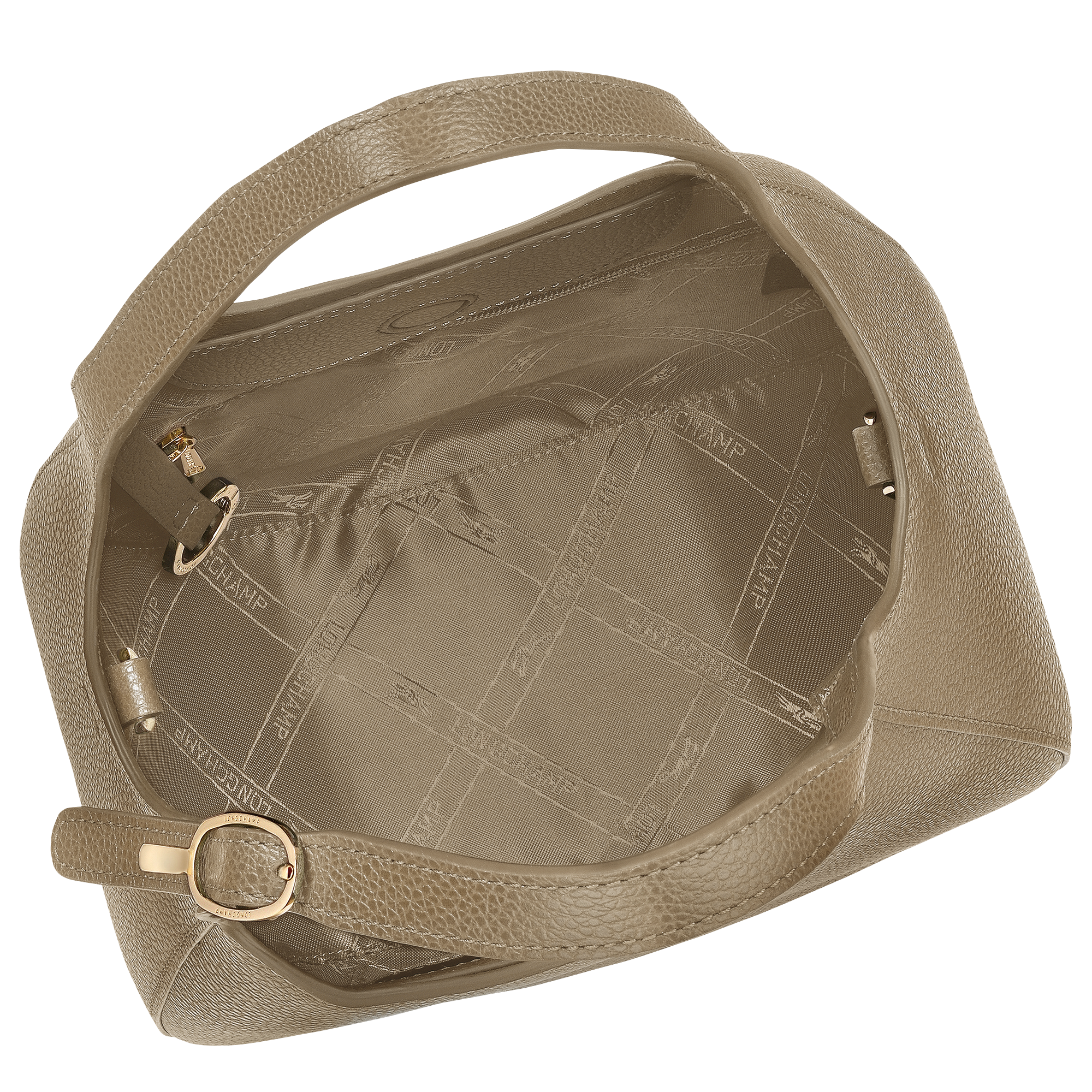 Le Foulonn&eacute; Handbag S, Lichen