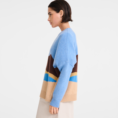 null Sweater Caroline H&eacute;lain x Longchamp, Beige