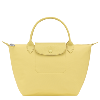 Le Pliage One S Handbag , Lime - Recycled canvas