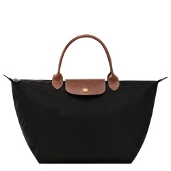 Le Pliage Original M Handbag , Black - Recycled canvas