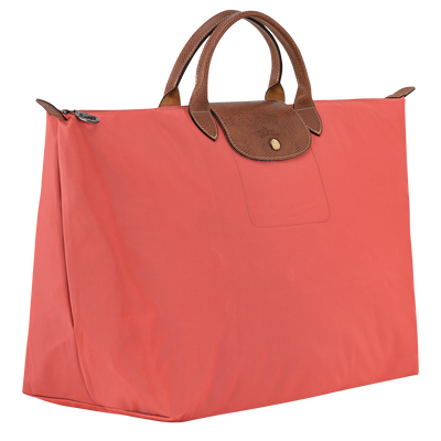 Le Pliage Original L Travel bag , Strawberry - Recycled canvas