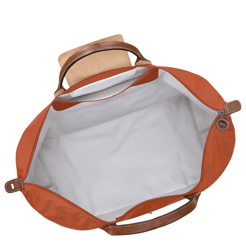 Le Pliage Original L Travel bag , Brick - Recycled canvas  - View 5 of  7