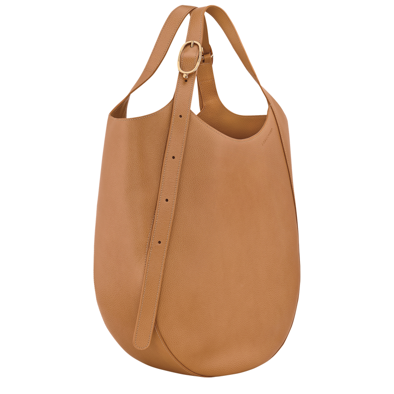 Le Foulonn&eacute; XL Tote bag , Pecan - Leather  - View 2 of  5