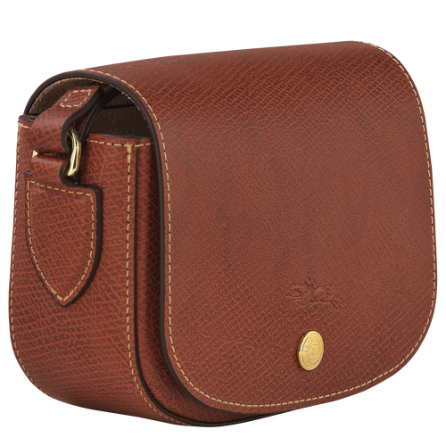 Épure XS Crossbody bag , Brown - Leather - View 3 of  4
