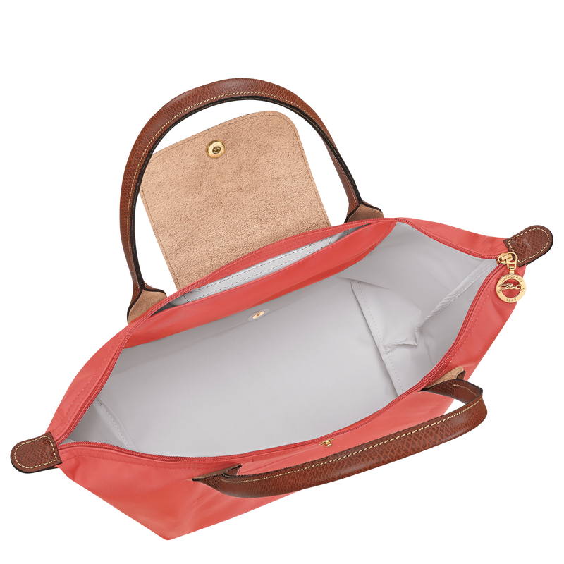 Le Pliage Original M Tote bag , Strawberry - Recycled canvas  - View 4 of  6