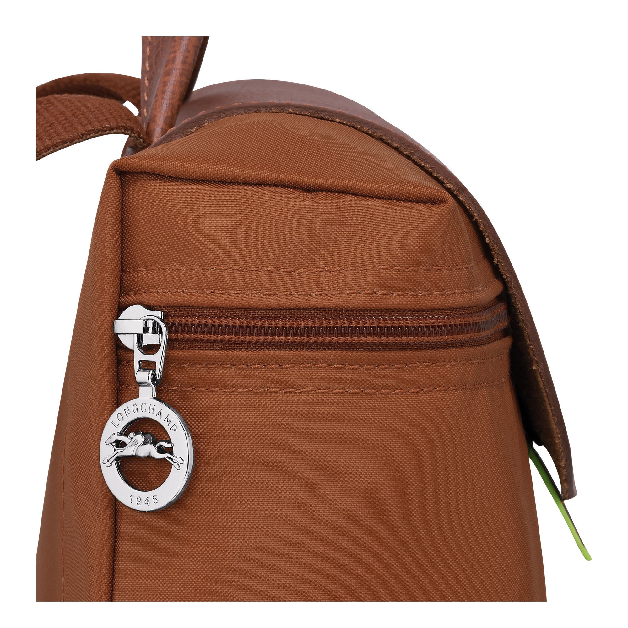 Backpack, Cognac - View 4 of
5 - zoom in Le Pliage Green Backpack, Cognac