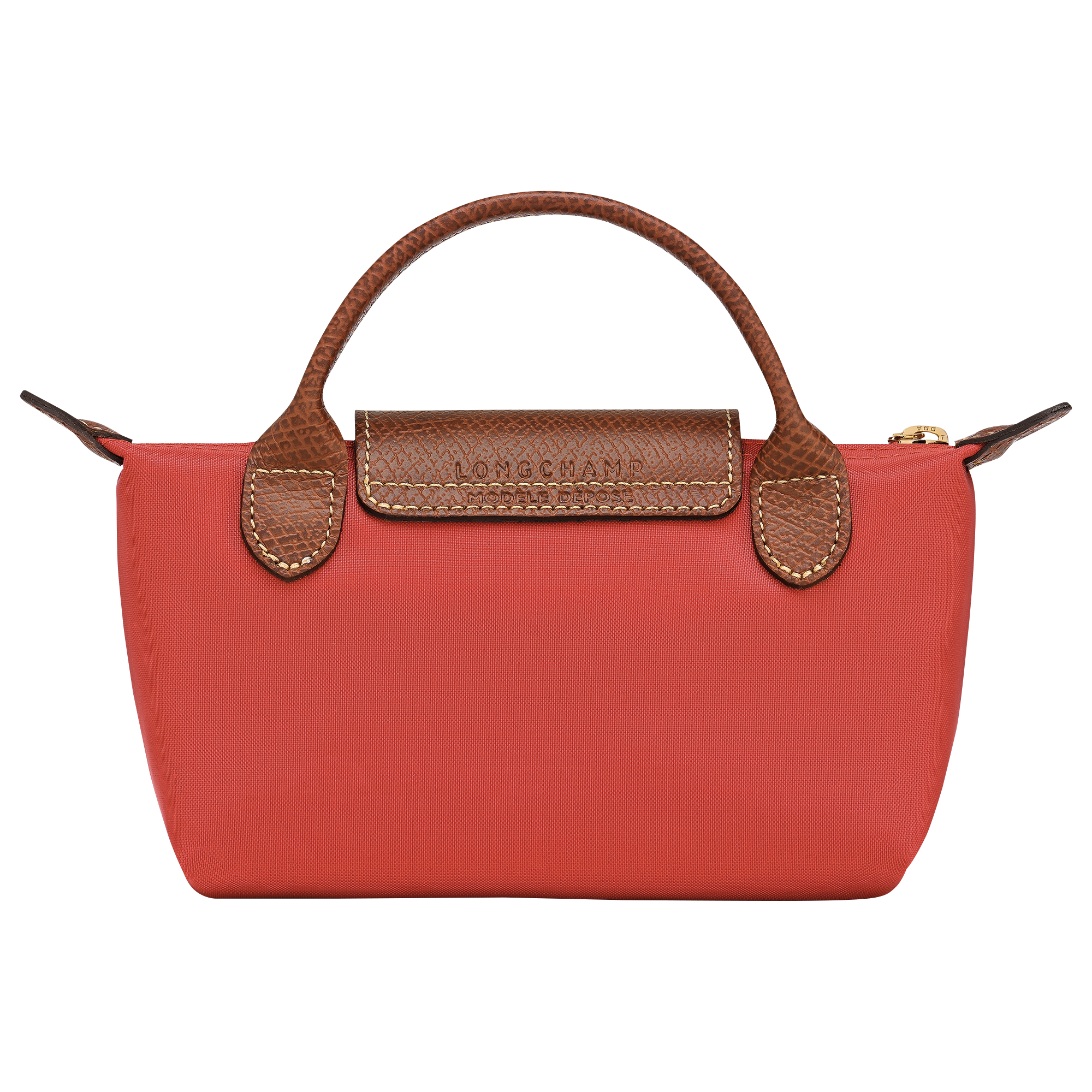Pouch with handle, Tomato - View 4 of
6 - zoom in Le Pliage Original Pouch with handle, Tomato