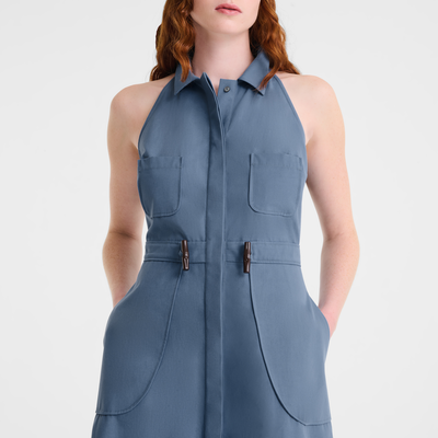 null Long dress, Slate