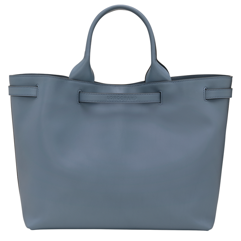 Le Smart L Handbag , Slate - Leather  - View 4 of  6