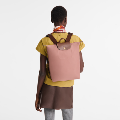 Le Pliage Original M Backpack , Pink Tea - Recycled canvas