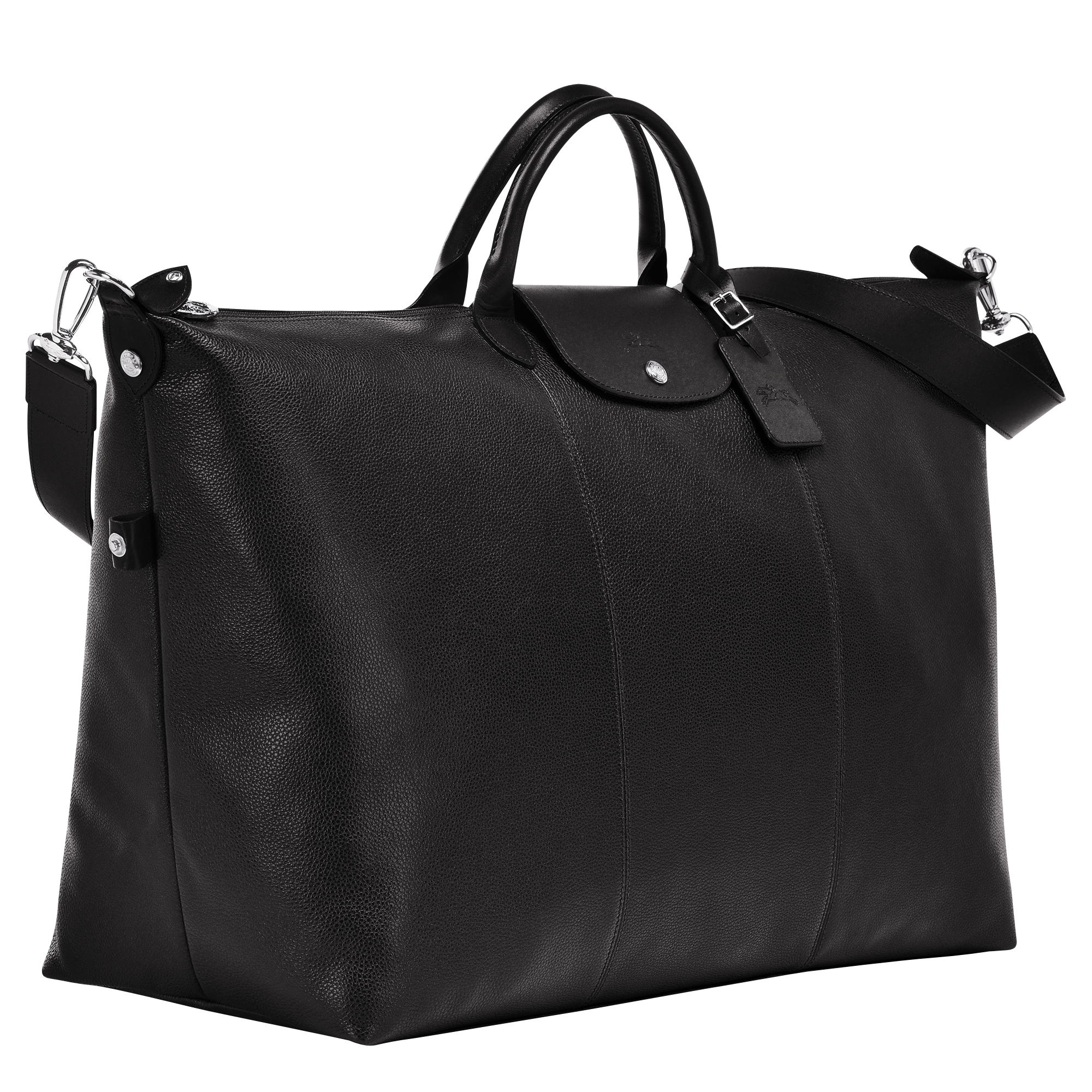 Le Foulonn&eacute; Travel bag L, Black