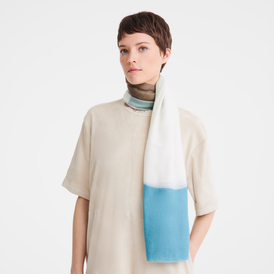 Summer Gradient Stole , Artichoke - Wool