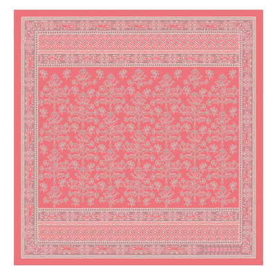 Tree of Life Silk scarf 50 , Tomato - Silk