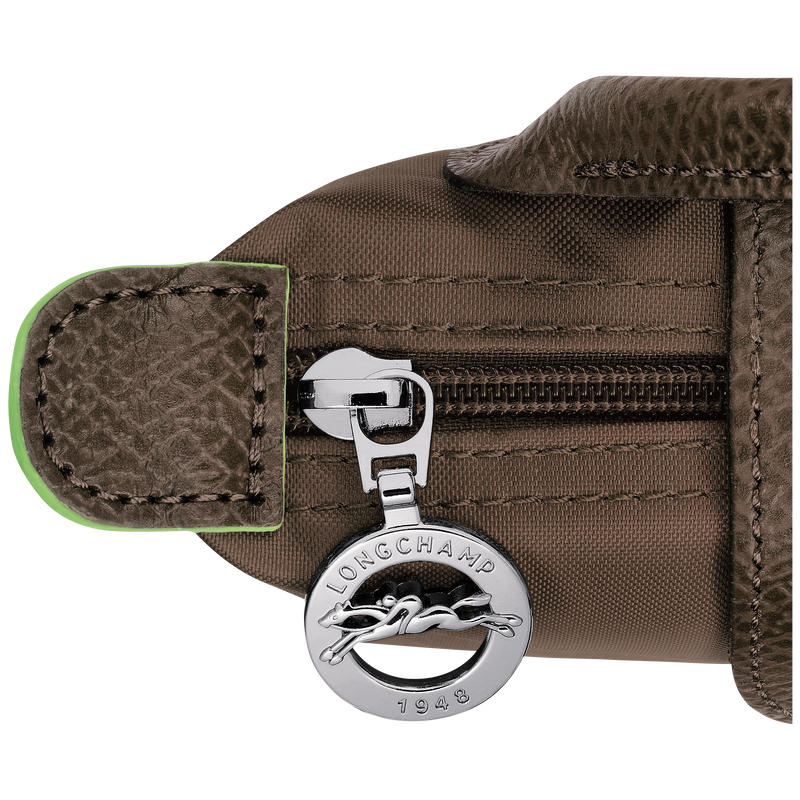 Le Pliage Green Pouch with handle , Terra - Recycled canvas  - View 6 of  6
