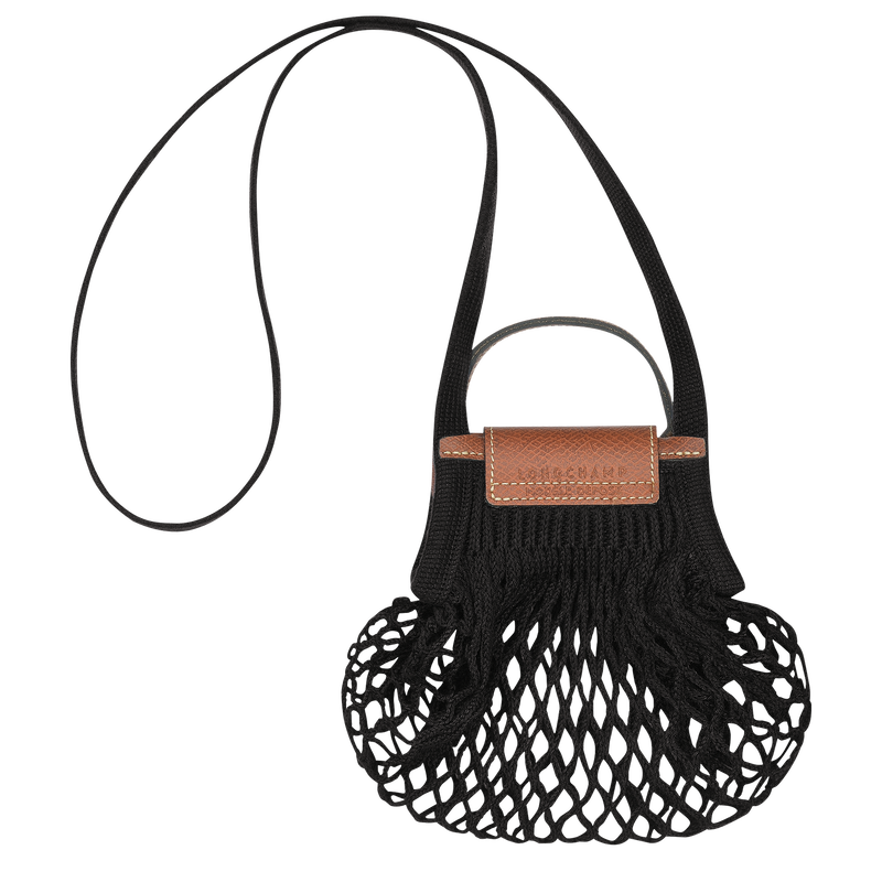 Le Pliage Filet XS Mesh bag , Black - Canvas  - View 4 of  6