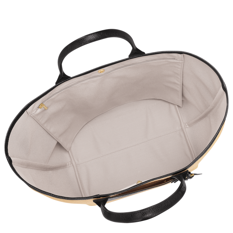 Le Pliage Collection L Basket bag , Black - Canvas  - View 5 of  6