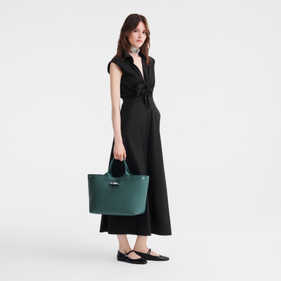 Le Roseau L Handbag , Cedar - Leather