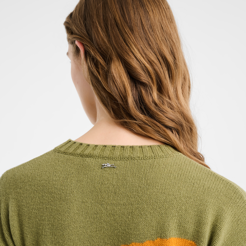 Dress Caroline H&eacute;lain x Longchamp , Mineral - Knit  - View 4 of  5
