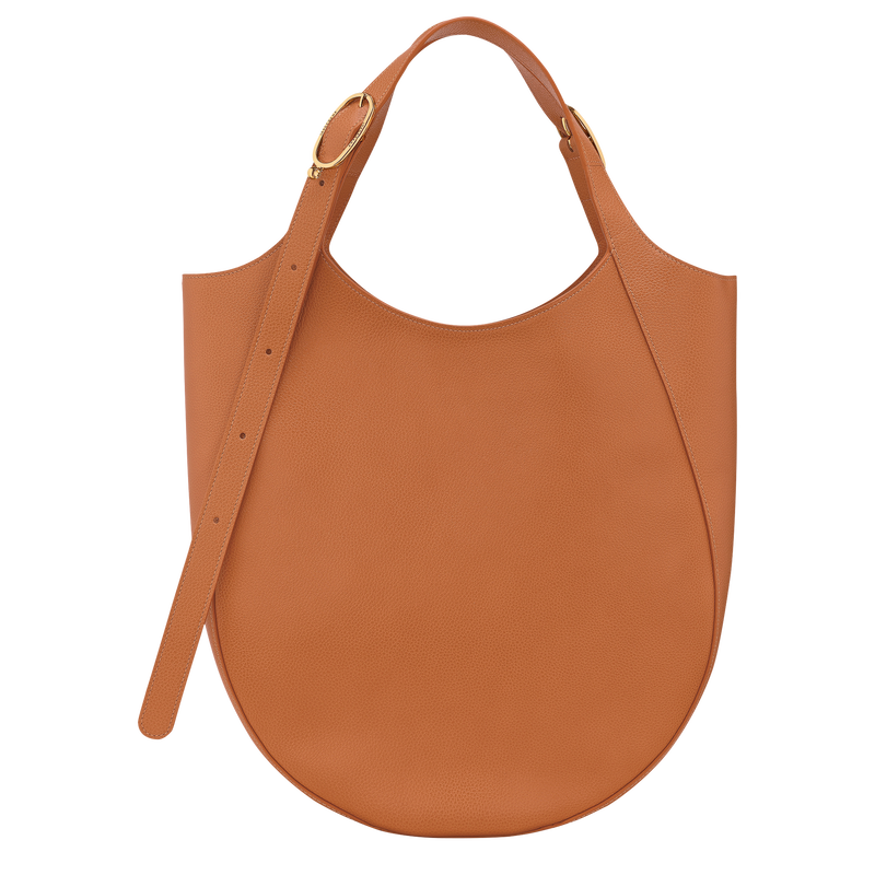 Le Foulonné XL Tote bag , Amber - Leather  - View 4 of  6