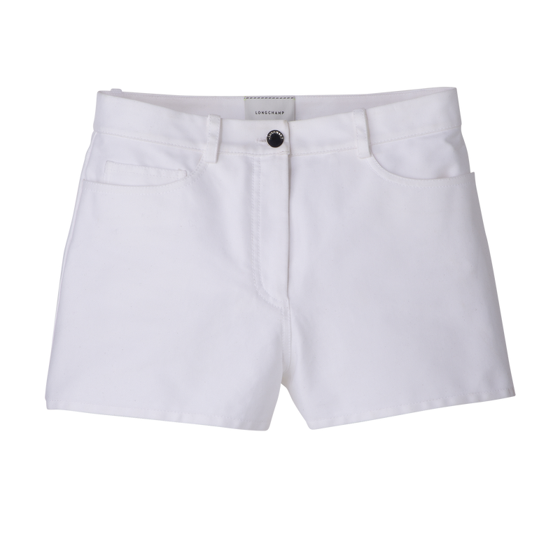 Shorts , White - Gabardine  - View 1 of  5
