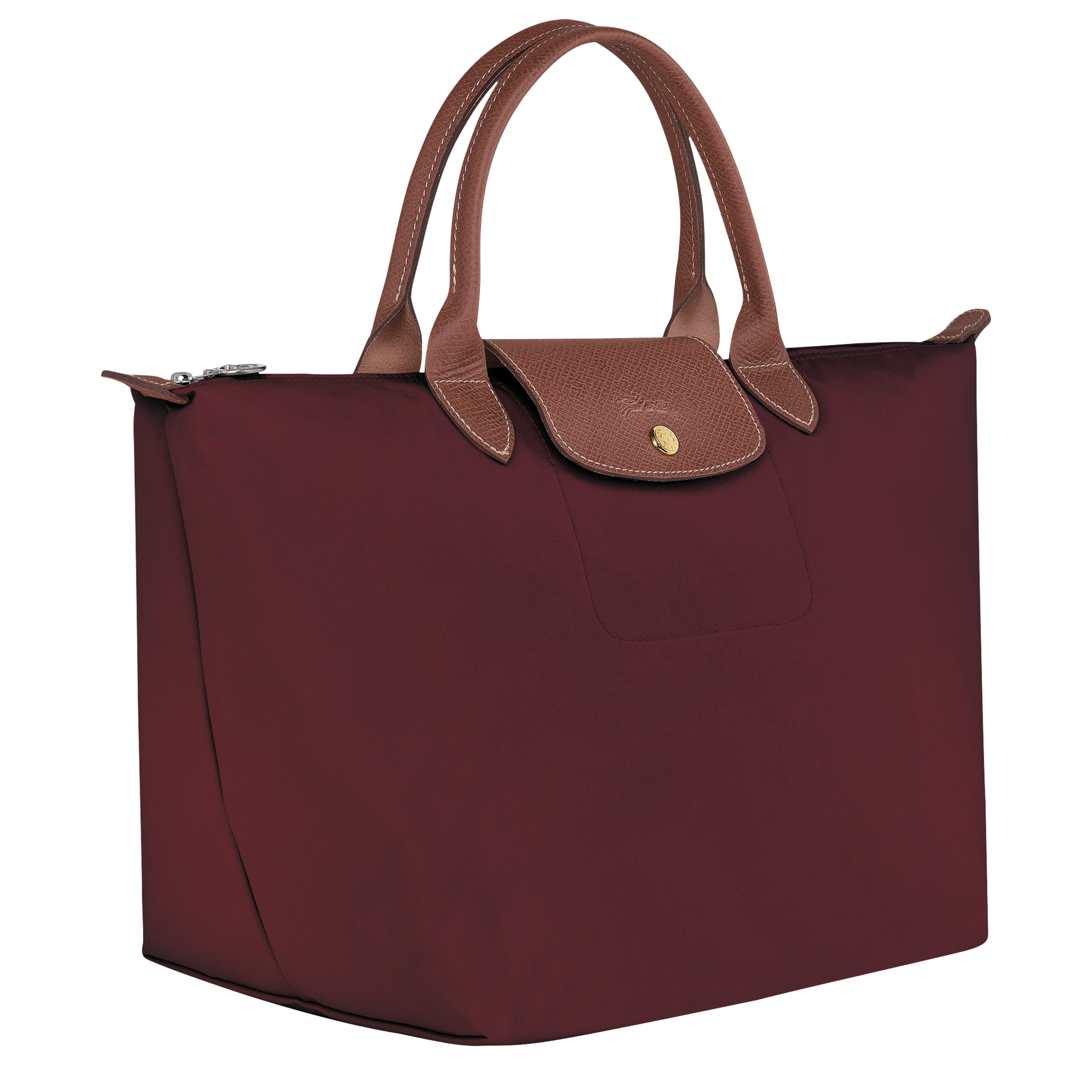 Handbag M, Burgundy - View 3 of
7 - zoom in Le Pliage Original Handbag M, Burgundy