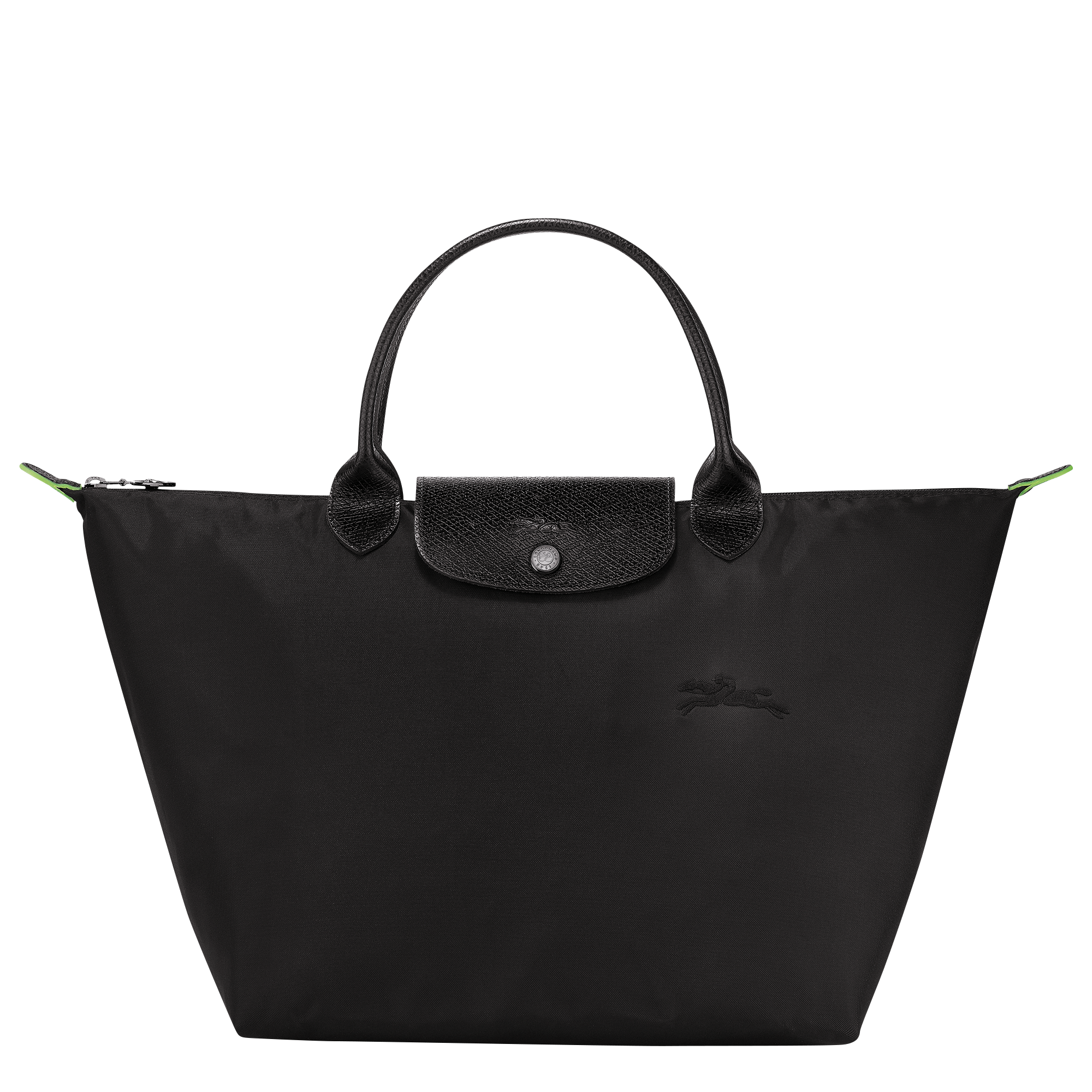 Le Pliage Green Handbag M, Black