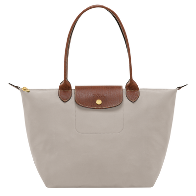 Le Pliage Original M Tote bag , Pebble - Recycled canvas