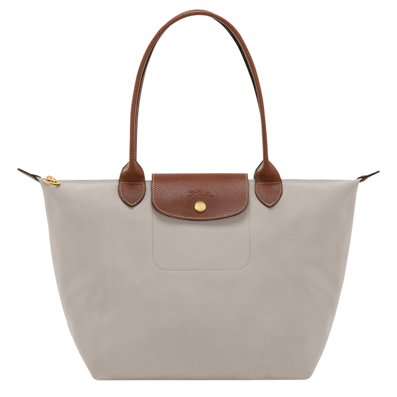 Le Pliage Original M Tote bag , Pebble - Recycled canvas  - View 1 of  6