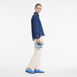 Longchamp x ToiletPaper Pouch , Blue - Canvas