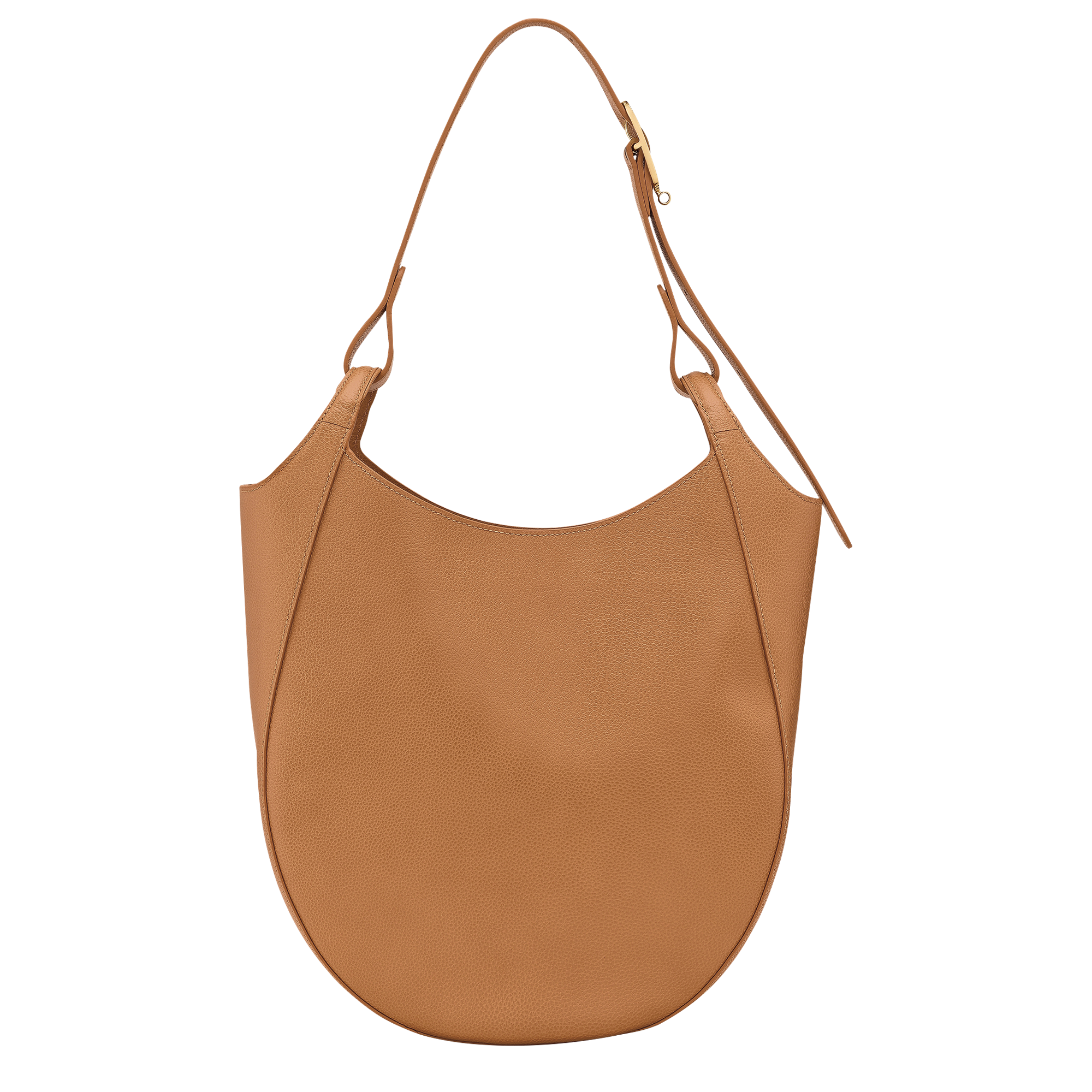 Le Foulonn&eacute; Hobo bag L, Pecan