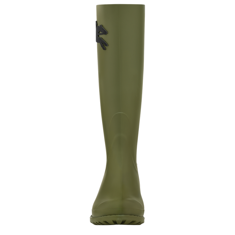 Cheval Longchamp Flat boots , Khaki - PVC  - View 4 of  4