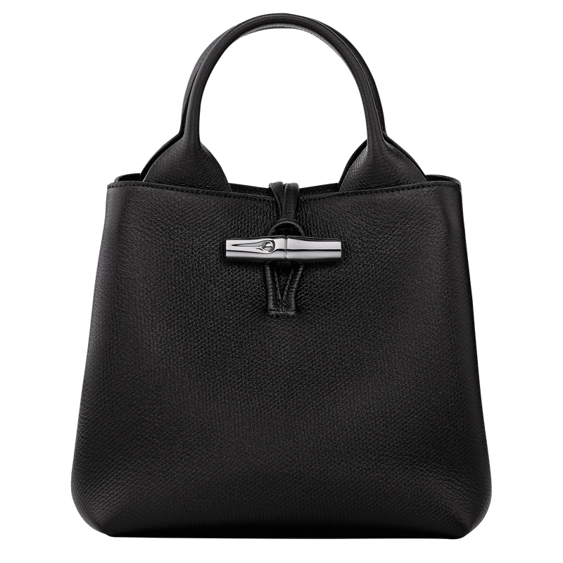 Le Roseau S Handbag , Black - Leather  - View 1 of  7