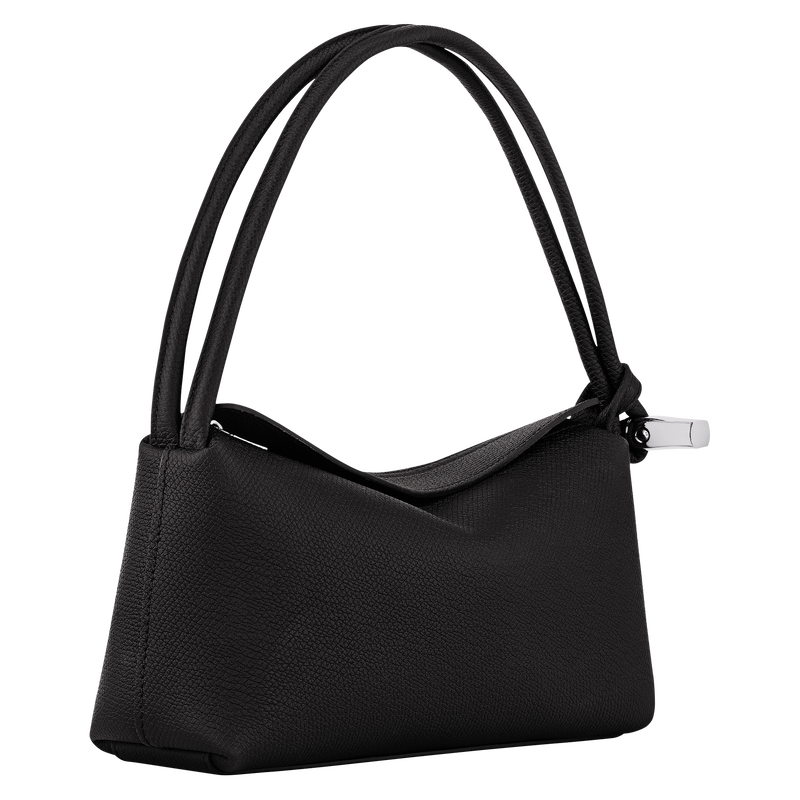 Le Roseau M Shoulder bag , Black - Leather  - View 3 of  6