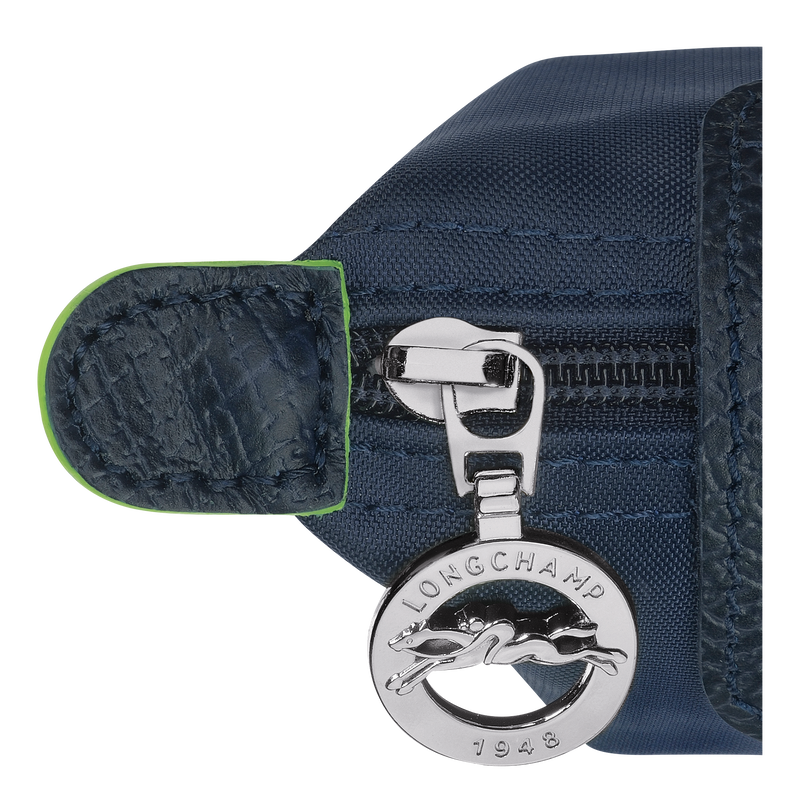 Le Pliage Green Coin purse , Navy - Recycled canvas  - View 3 of  3