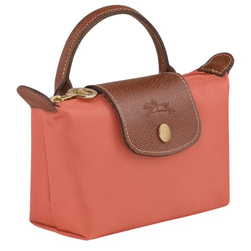Le Pliage Original Pouch with handle Blush Recycled canvas